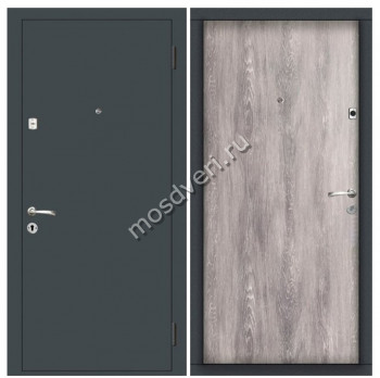 Серая входная дверь в квартиру SVDV-03 - купить от производителя Мосдвери Серая входная дверь в квартиру SVDV-03