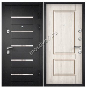 Черная входная дверь в квартиру CHD-11 - купить от производителя Мосдвери Черная входная дверь в квартиру CHD-11